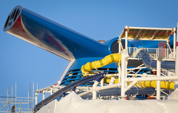 BOLT is the centerpiece of Carnival Jubilees ultrafun Ultimate Playground which also includes WaterWorks an other attractions