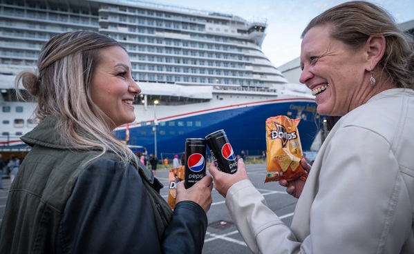 A fun tailgate style party complete with snacks and drinks from Carnival partner PepsiCo accompanied