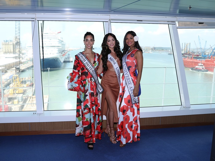 Miss Universe Titleholders sail Carnival Vista